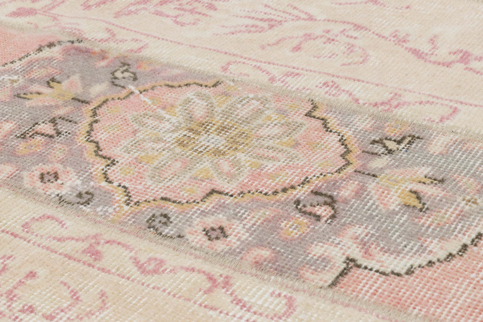Vintage Turkish Hand-Knotted Runner 2' 6" x 9' 10", 30 in. x 118 in.