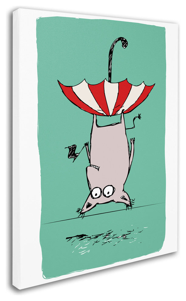 'Upside Down Animal' Canvas Art by Carla Martell