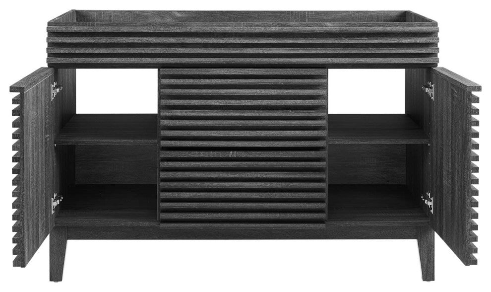 Render 48" Single Bathroom Vanity Cabinet, Charcoal