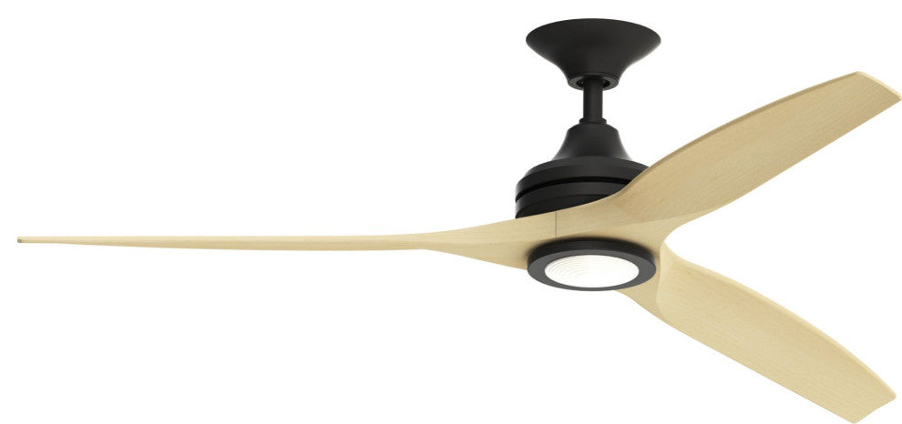 Fanimation Spitfire-KIT-LK Spitfire 60" 3 Blade Indoor / Outdoor - Black /