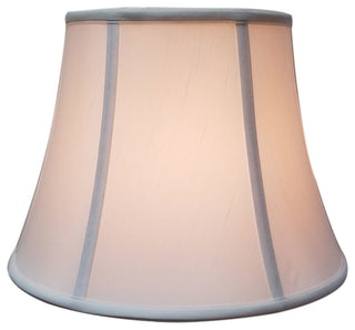 Royal Designs Modified Bell Lampshade, White, 7.5x12x9.5, Washer