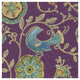 "Bohemian Wings IX Aubergine" Digital Paper Print by Daphne Brissonnet, 32"x32"