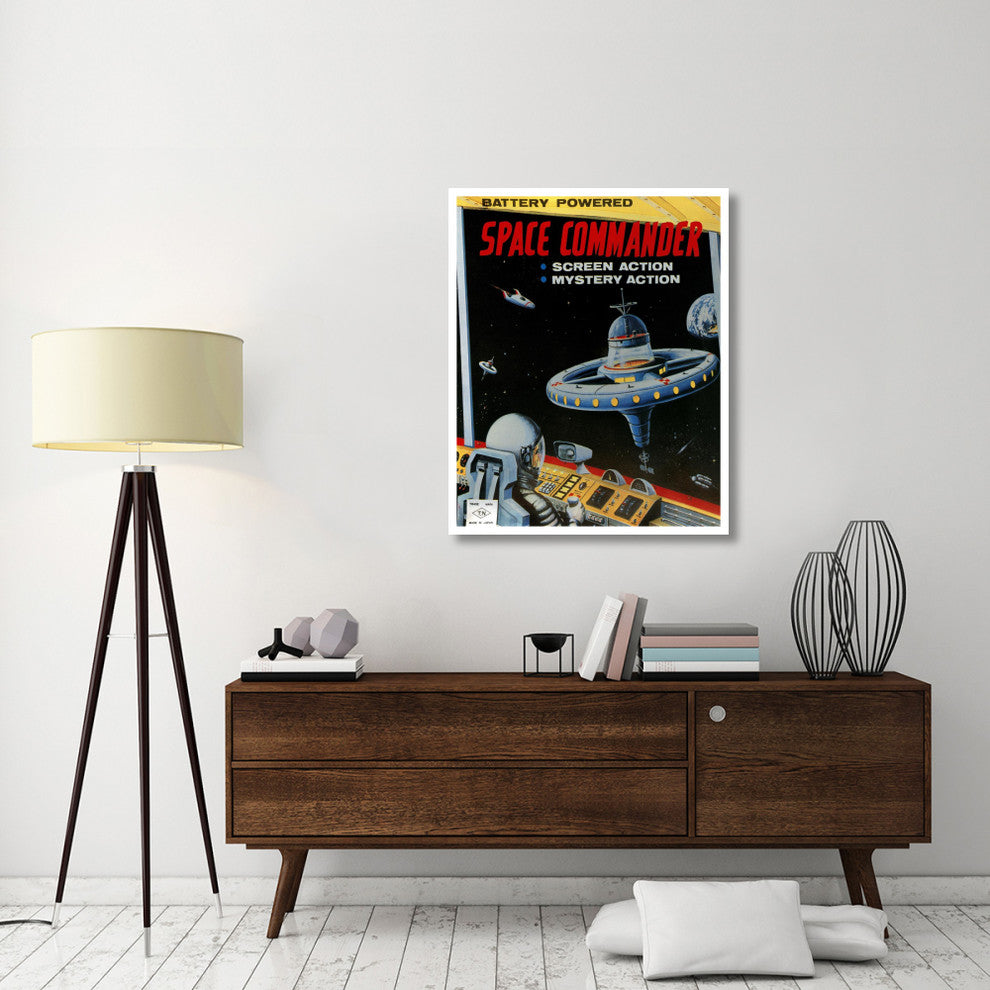 "Space Commander" Digital Paper Print by Retrorocket, 34"x42"