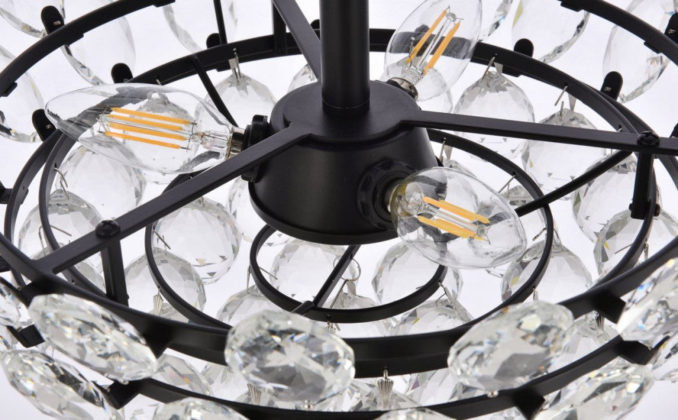 Eleana 16" Pendant, Black