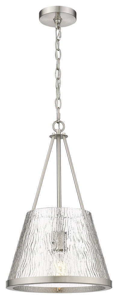 Innovations 383-1S-SN-G384B-12CL 1-Light Mini Pendant, Brushed Satin Nickel