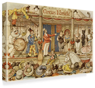 Anton Pieck 'Circus Forefront' Canvas Art