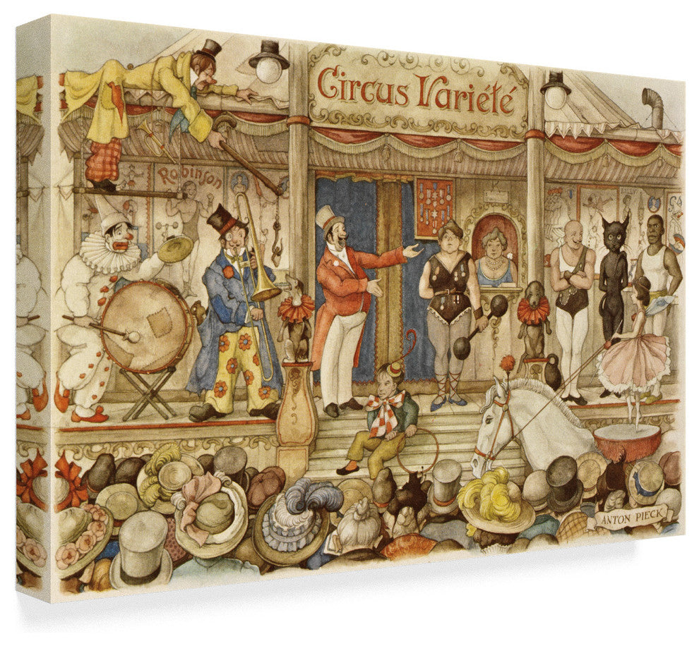 Anton Pieck 'Circus Forefront' Canvas Art