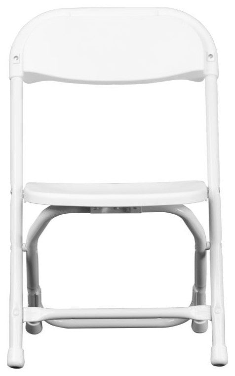 2 Pack Kids Plastic Folding Chair, White
