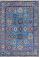 Turkish Oushak Hand-Knotted Wool Rug 6' 4" X 9' 2" - Q15656