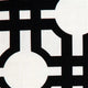 Pillow Decor - Waverly Groovy Grille Throw Pillow, Black and Cream, 12" X 20"