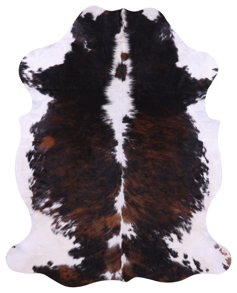 Tricolor Natural Cowhide Rug 6' 8" X 5' 5" C2226