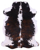 Tricolor Natural Cowhide Rug 6' 8" X 5' 5" C2226