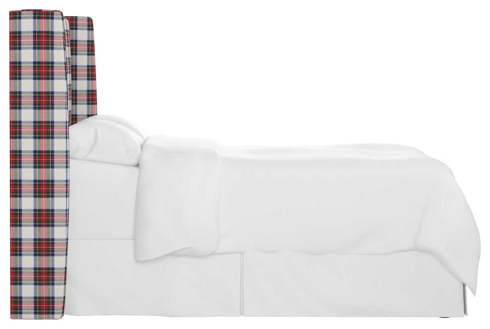 Maxwell Queen Wingback Headboard, Stewart Dress Multi
