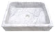 Eden Bath EB_S037CW-H Antique Rectangular Vessel Sink Honed White Carrara Marbl