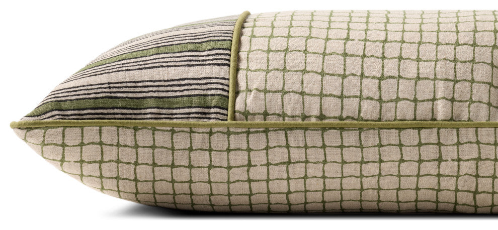 Loloi PLL0198 Green 12'' x 27'' Cover WithDown