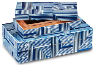 Cade Box, 2-Piece Set, Blue