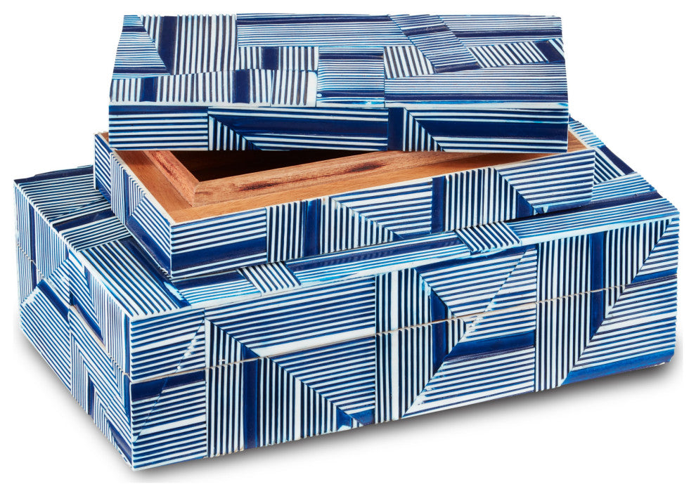 Cade Box, 2-Piece Set, Blue