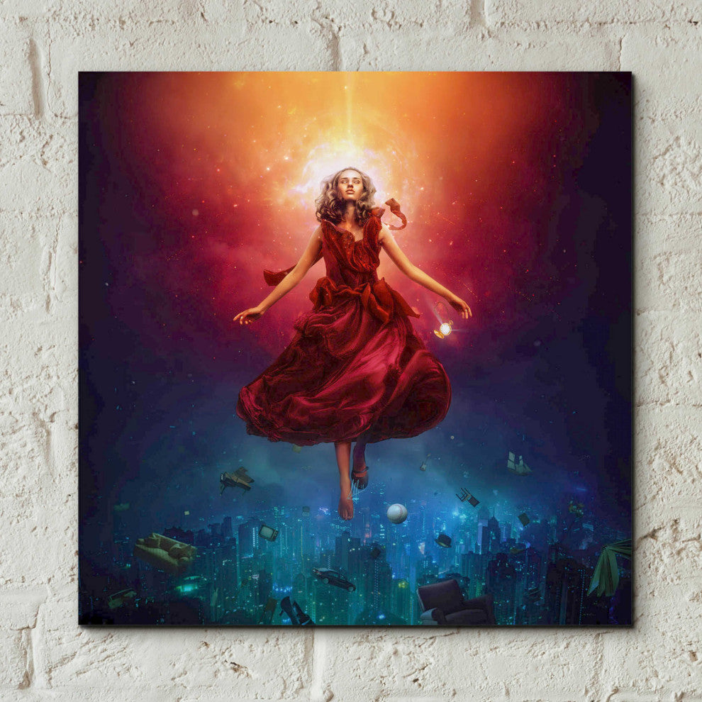 Epic Art 'Elevate' by Mario Sanchez Nevado, Acrylic Glass Wall Art, 12"x12"