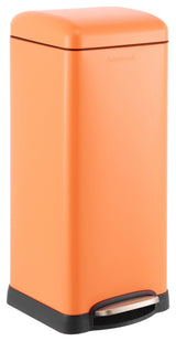 Betty Retro 8-Gallon Step-Open Trash Can, Carrot Cake