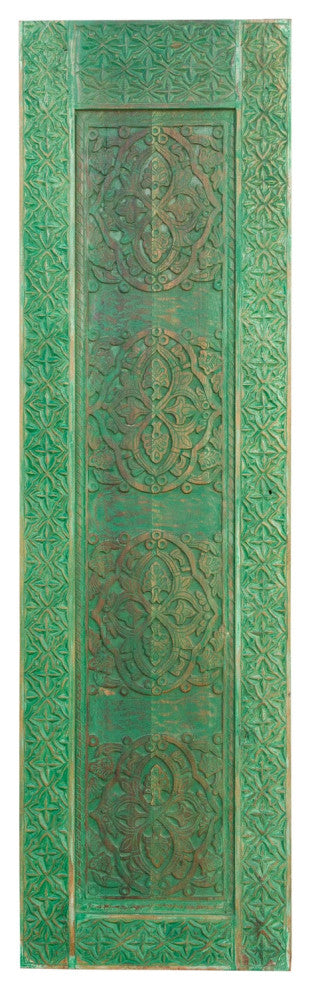 Floral Gubari Carved Door Panel