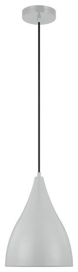 Oden 1-Light Pendant, Matte Grey