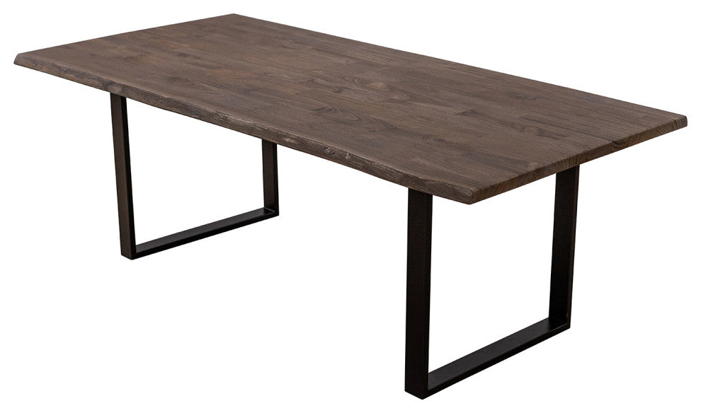 Handcrafted Nana Teak Solid Hardwood Dining Table, Cocoa, 60x38