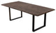 Handcrafted Nana Teak Solid Hardwood Dining Table, Cocoa, 60x38