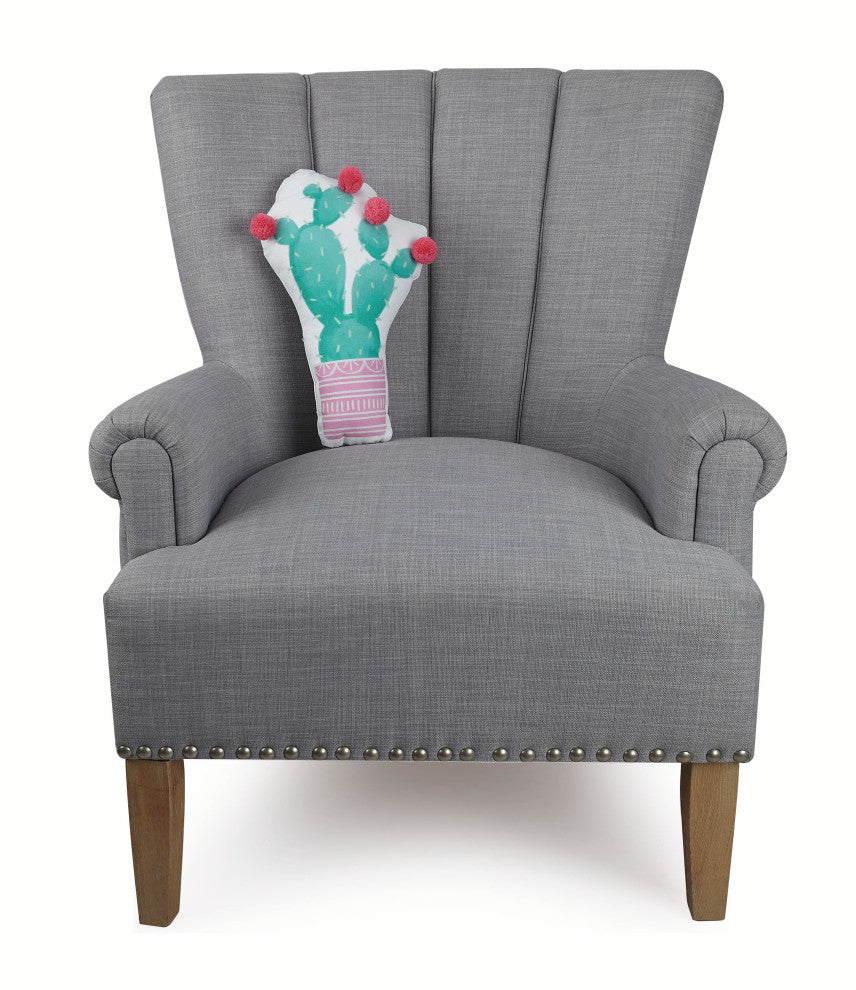 Prickly Pear Cactus Printed Pillow