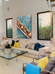 "Scullers" Painting Print on Canvas by Michael Dolas