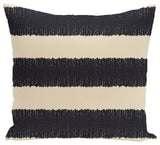 Twisted Stripe Stripe Print Pillow, Navy Blue, 16"x16"