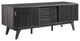 Modway Iterate Modern Wood TV Stand for TVs up to 65" in Charcoal