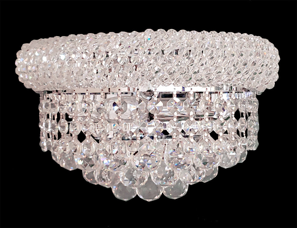 Artistry Lighting Primo Collection Wall Sconce 12x06, Chrome