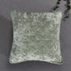 Velvet Dreams Light Green Plush Diamond Tufted Bedspread, 26x26