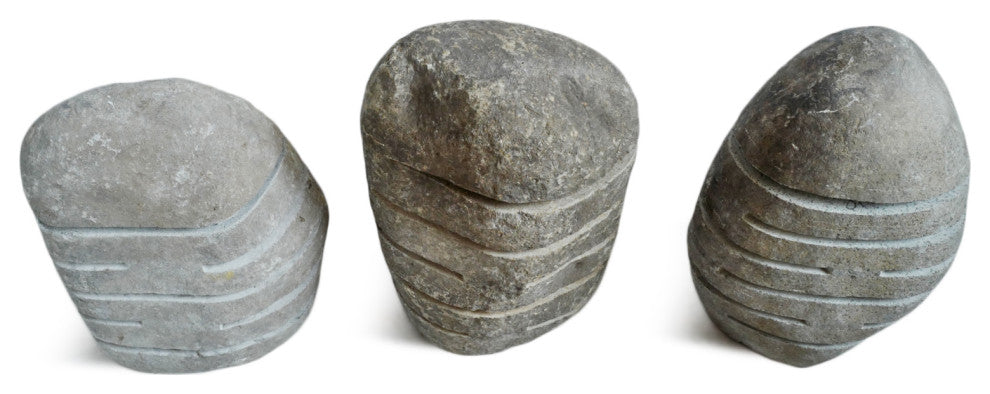 River Rock Garden Lantern, Large