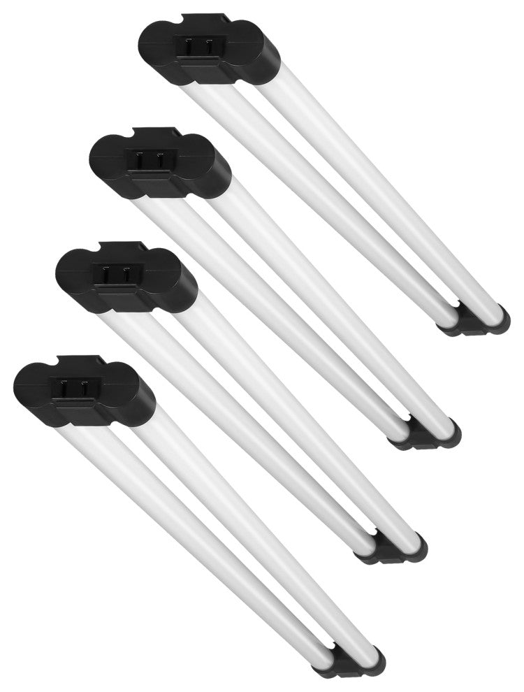 VEVOR 4 Pack 4 FT LED Shop Light 40W Linkable Ceiling Shop Light Fixture 4500 LM