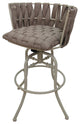 Metalona Swivel Tilt Counter Stool, Basin Beige, Beige, 26"