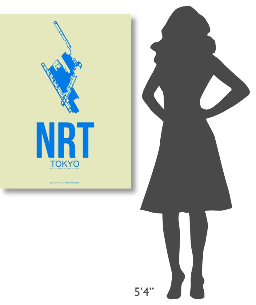 "NRT Tokyo Poster 3" Fine Art Print