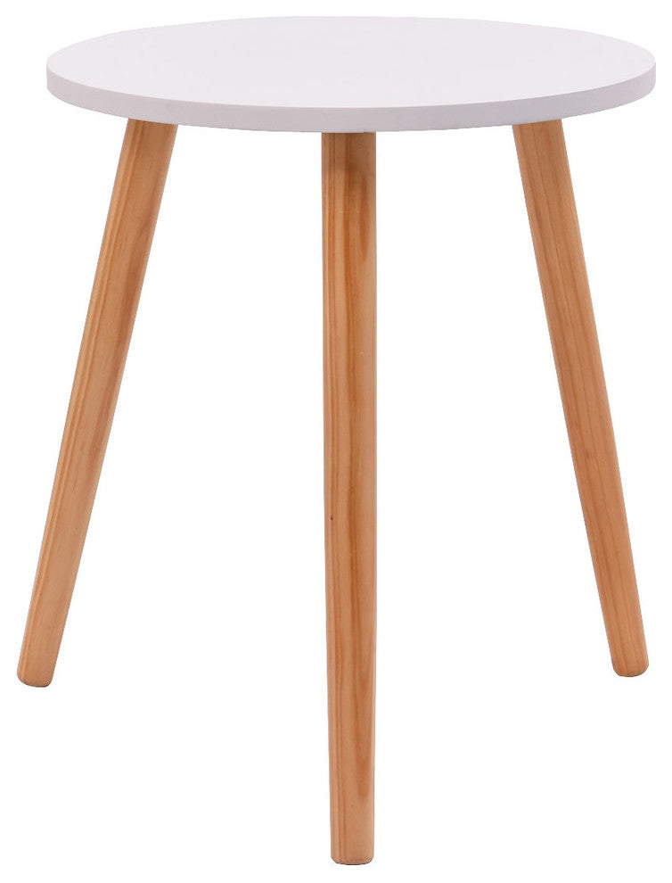 Costway Modern Round Coffee Tea Side Sofa Table Living Room Furniture Home