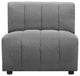 First of A Kind Lyric Slipper Chair Gray