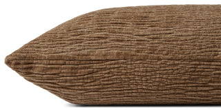 Loloi Pillow, Brown, 16''x26'', Cover With Down