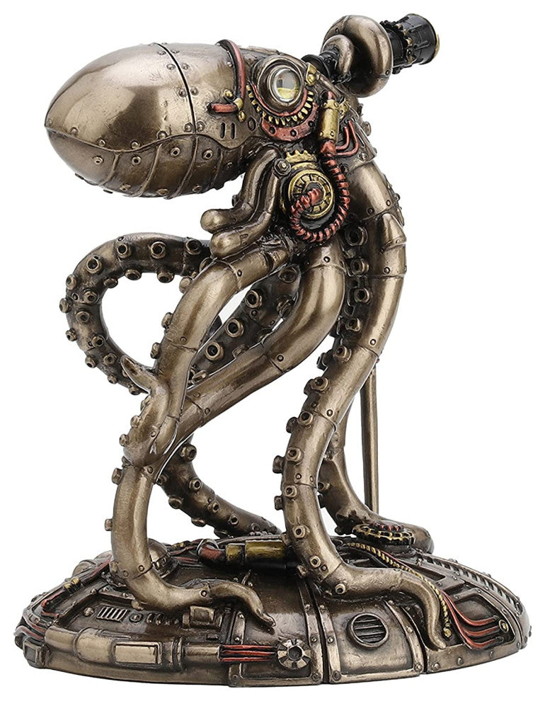 Steampunk Seabed Hiker Octopus -  Classic Statue Sculpture