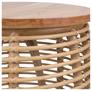 Iris Rattan Coffee/ End Table, End Table