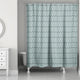 Blue Arrows Pattern Shower Curtain