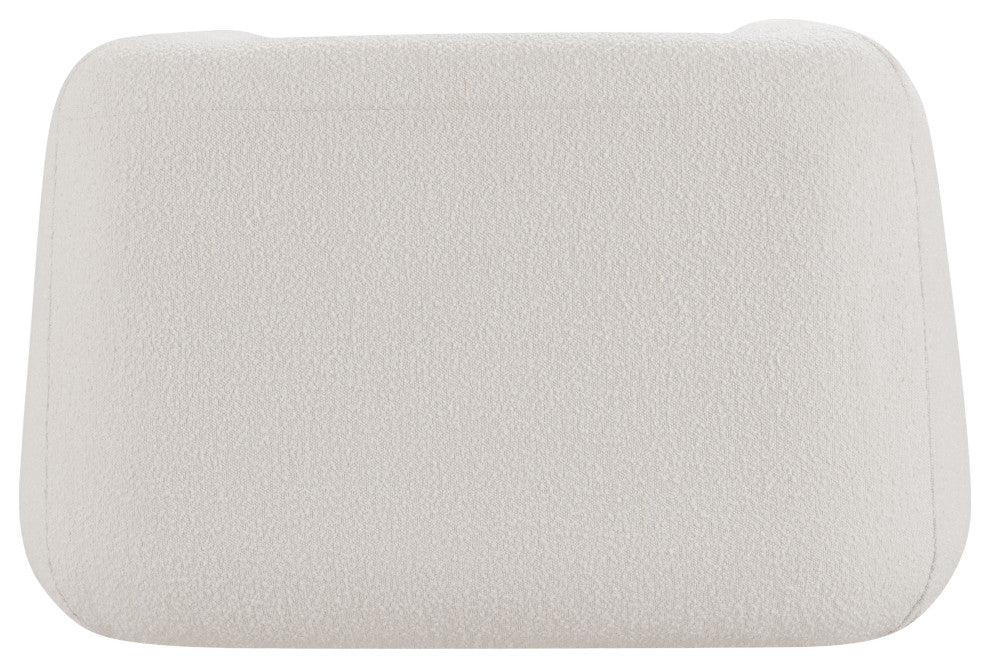 Abbington Boucle Fabric Upholstered Chair, Cream