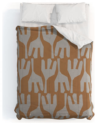 Deny Designs Mirimo Tribal Cinnamon Comforter, Queen