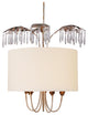 Vintage-Like Chandelier, Gold and Silver Mix