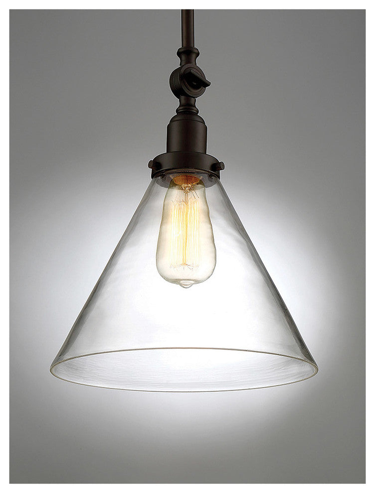 Savoy House Drake 7-9132-1-13 One Light Pendant, English Bronze