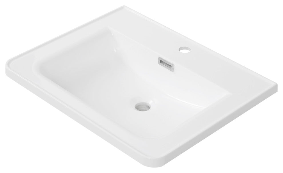 26" Solid Surface Resin Streamline K-1812-26 Vanity Top