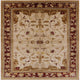Ahgly Company Indoor Square Mid-Century Modern Area Rugs, 3' Square