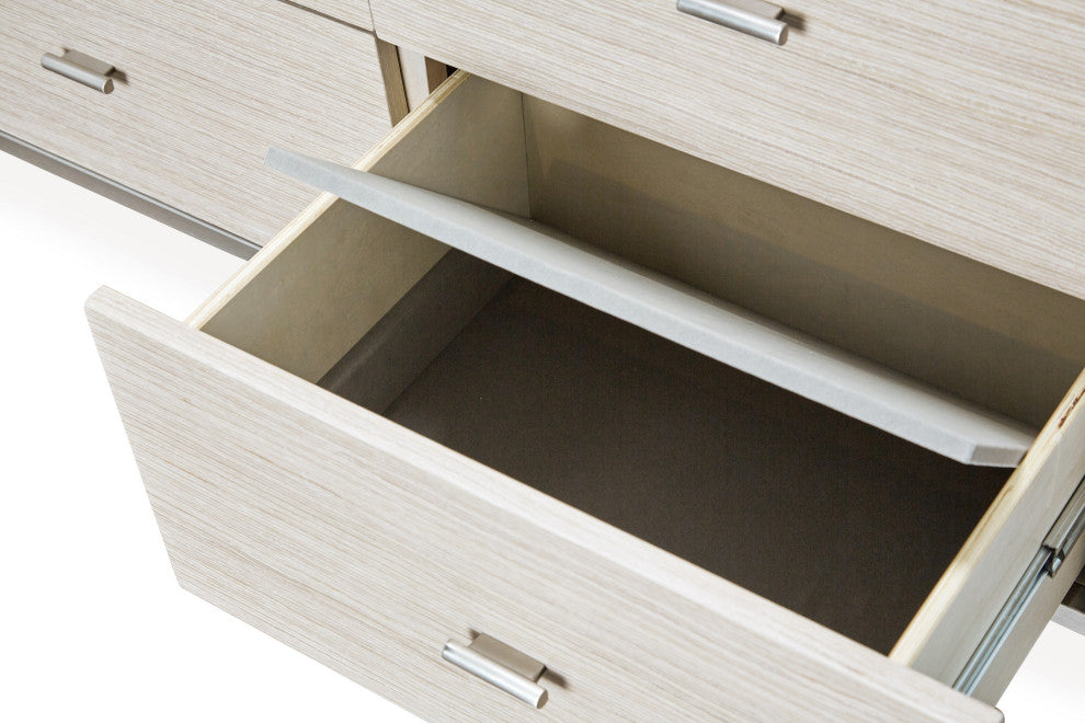 Aico Amini Silverlake Village Dresser in Washed Oak